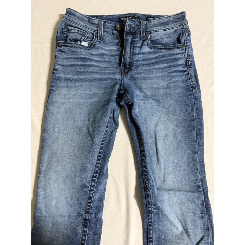 BKE Jake Straight Medium Wash Stretch Jeans 30x34 GBS16558